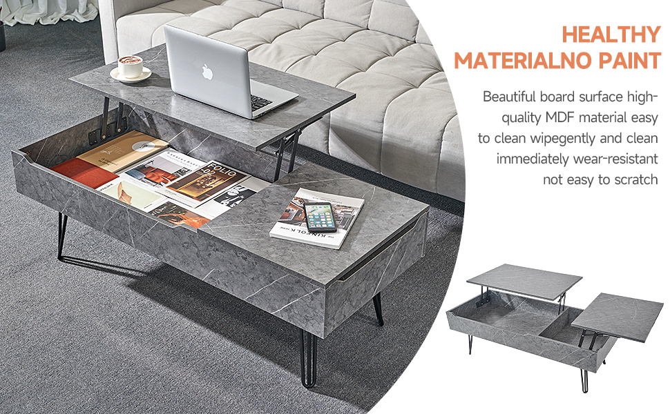 Table basse réglable en hauteur et extensible Vasagle Table basse