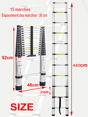 échelle télescopique échelle pliable échelle pliable multifonction