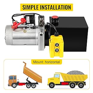 Pompe hydraulique manuelle 5L / Double action / Simple effet