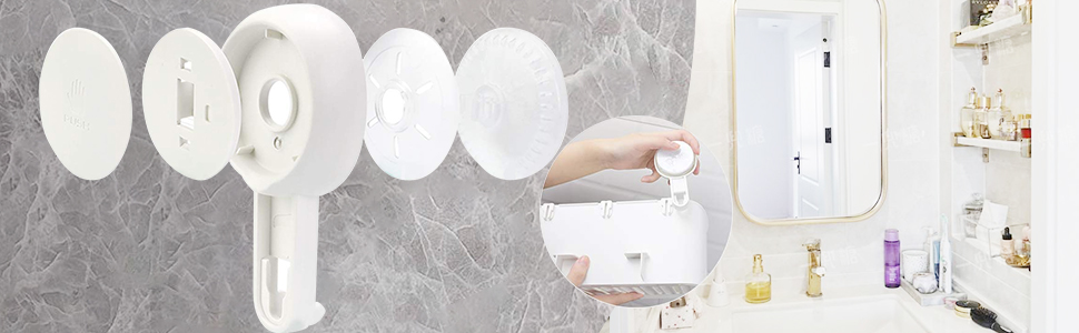 ilikable Etagère de Douche Ventouse Serviteur de Douche sans Perçage