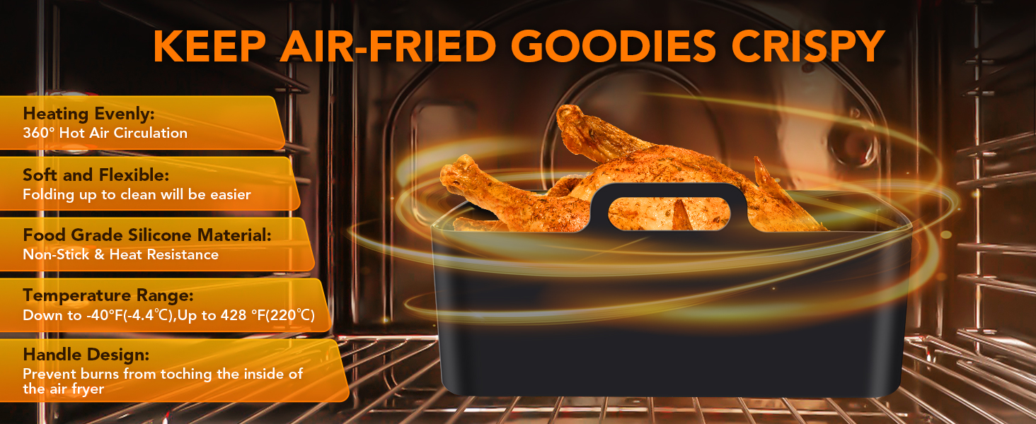 Air Fryer Accessories, Upgraded Air Fryer Liner Ninja Air Fryer Accessories