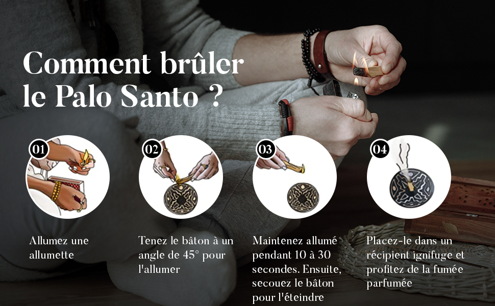 Cómo quemar Palo Santo