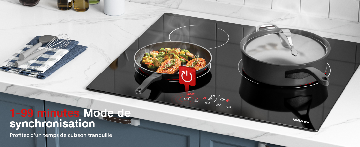 Plaque Vitrocéramique 3 zones