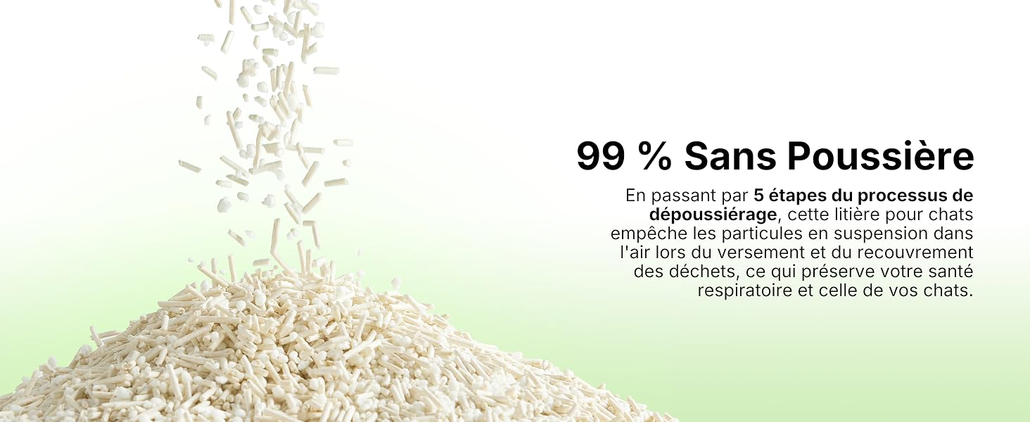 Litière végétale pour chats