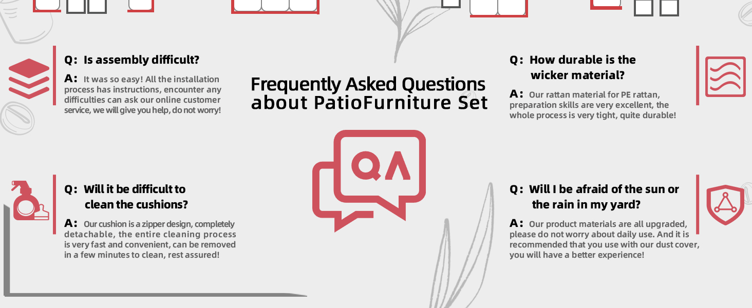 Patio Furniture Set
