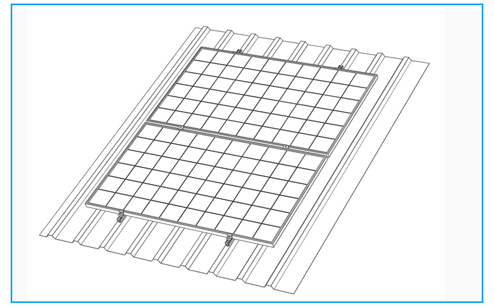 Solarmodul Halterung Kit