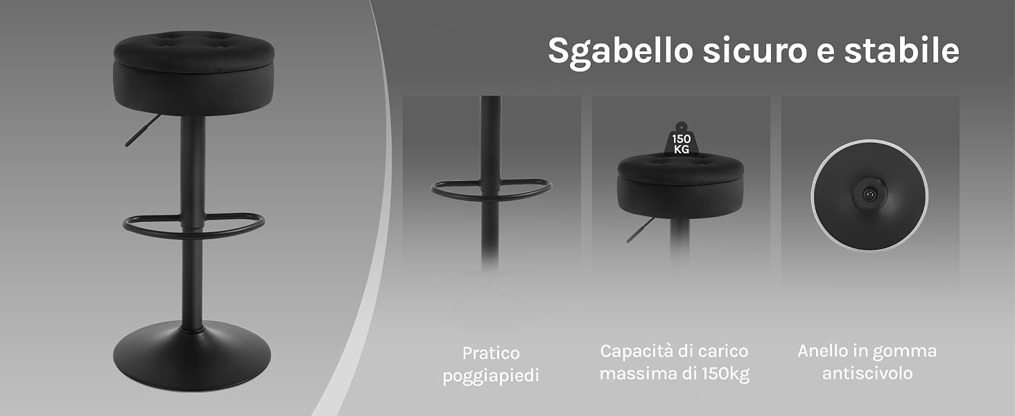 Sgabello da bar