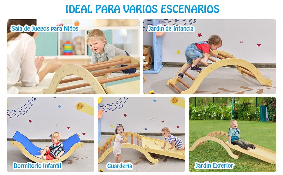  3 en 1 Escalada Plegable para Niños
