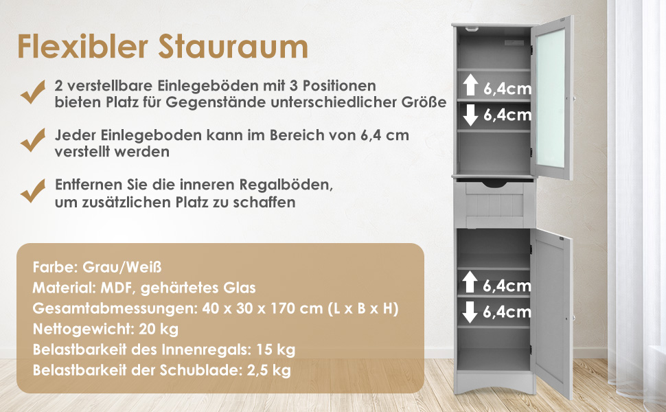 Hochschrank Bad Badschrank