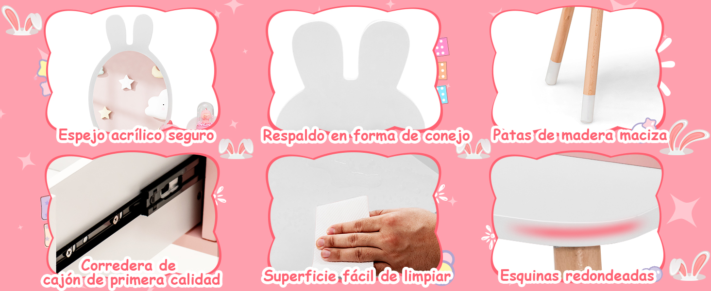 Tocador de Mauillaje para Niña