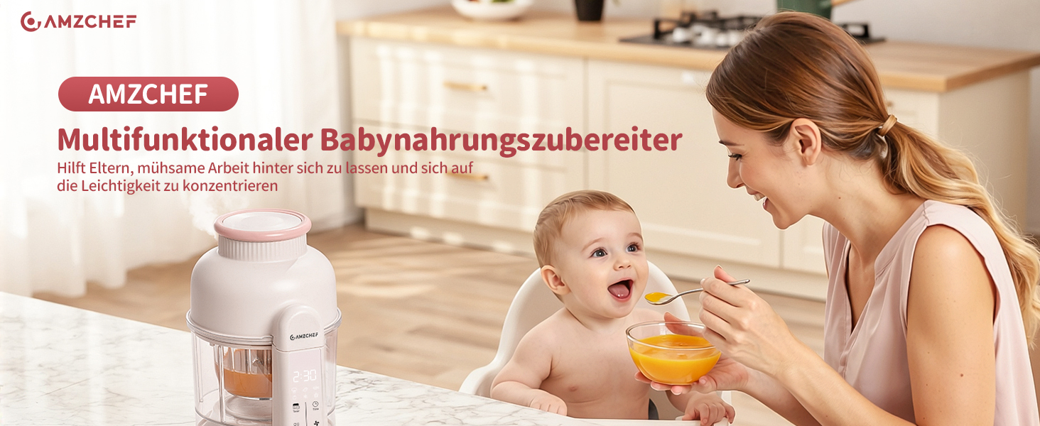 Der Text lautet 'Image 7' und 'AMACASA'. Mehrere Paneele zeigen die Küche oder das Esszimmer mit warmer Beleuchtung und ungezwungener Atmosphäre.