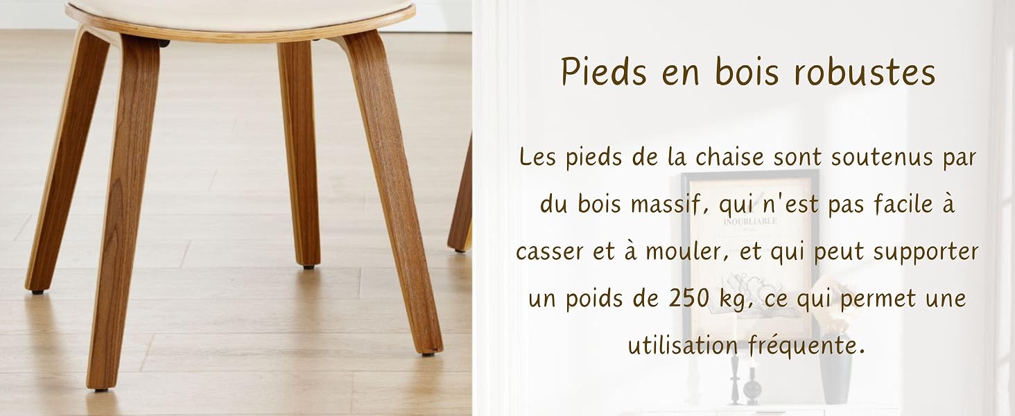 chaise de cuisine en bois