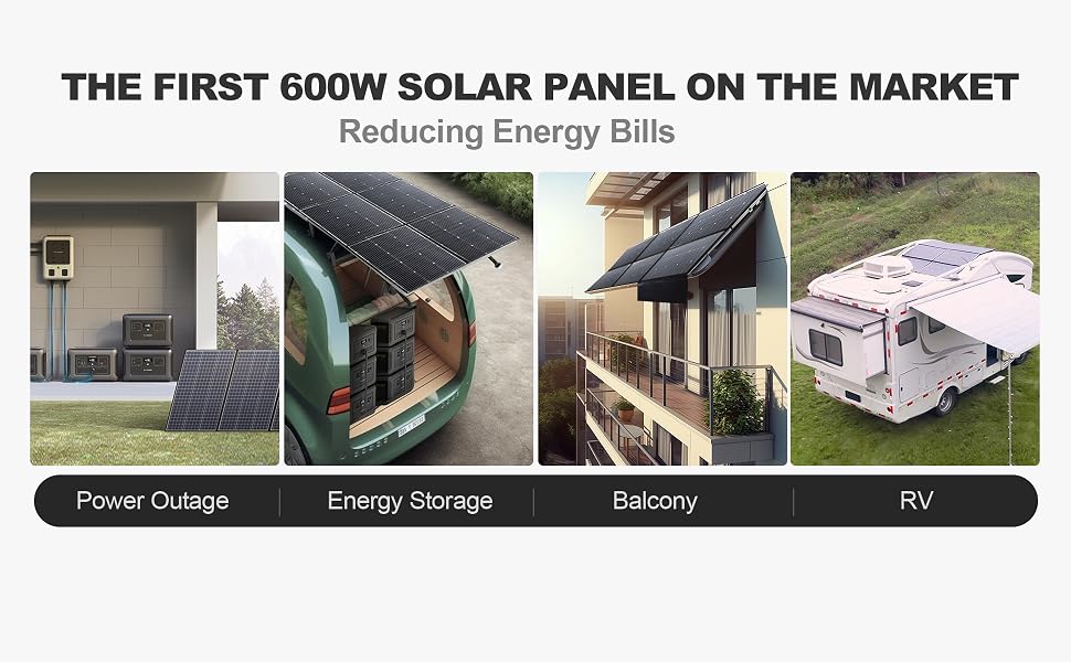 600W soalrpanel