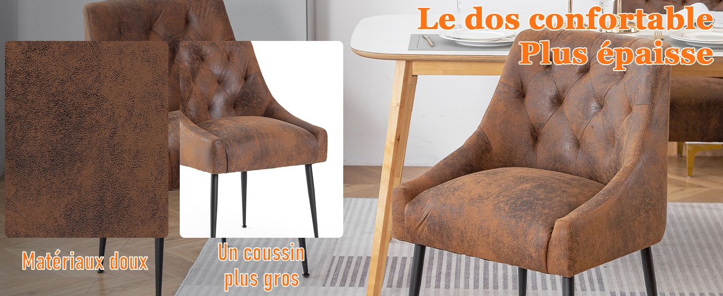 Lot de 2 Chaises de Salle à Manger,Lot de 4 Chaises de Salle à Manger,Lot de 6