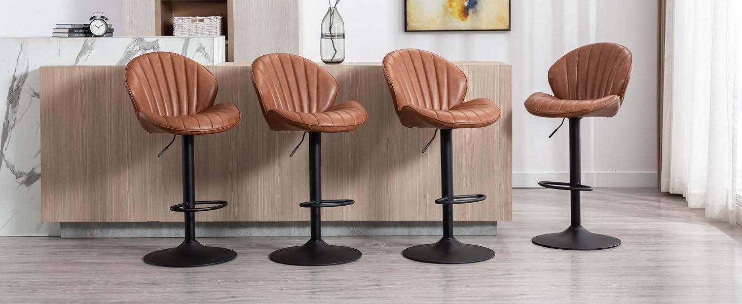 chaise de bar cuisine chaise bar haute chaise bar cuir marron