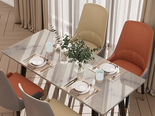 CLIPOP Set Di 2 Sedie Da Pranzo In Ecopelle Retrò | Con Schienale E Gambe In Metallo | Beige 48x60x84 Cm