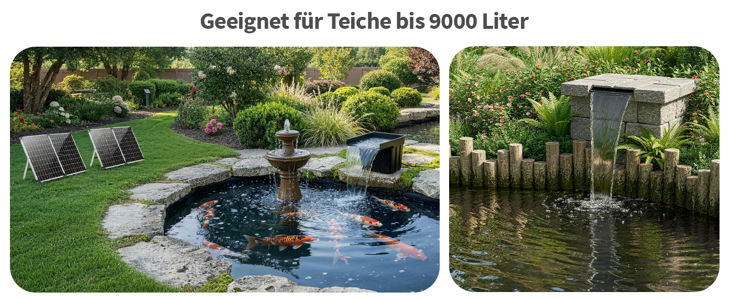 Flexible Platzierung im Garten