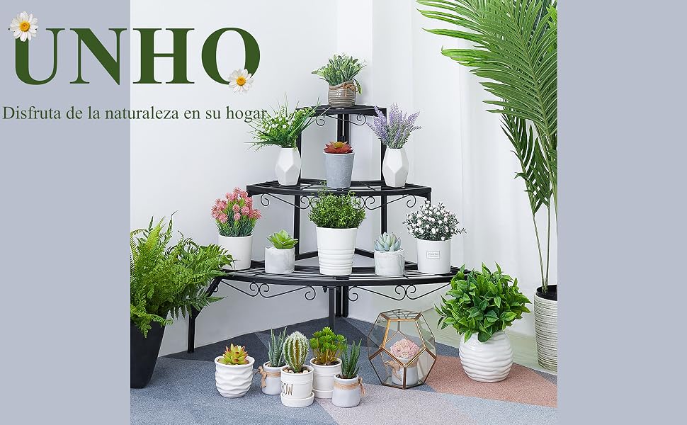 soporte para plantas esquinas
