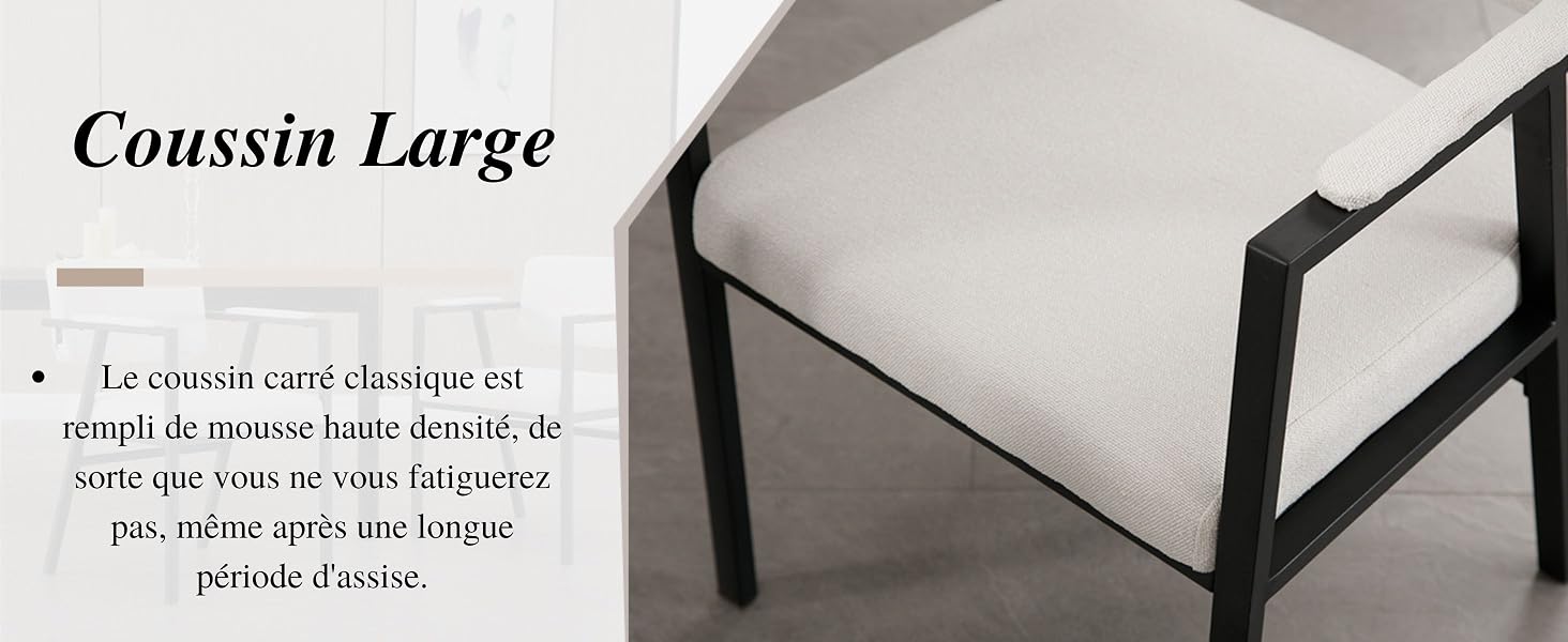 Chaise Rembourrée pour Salon