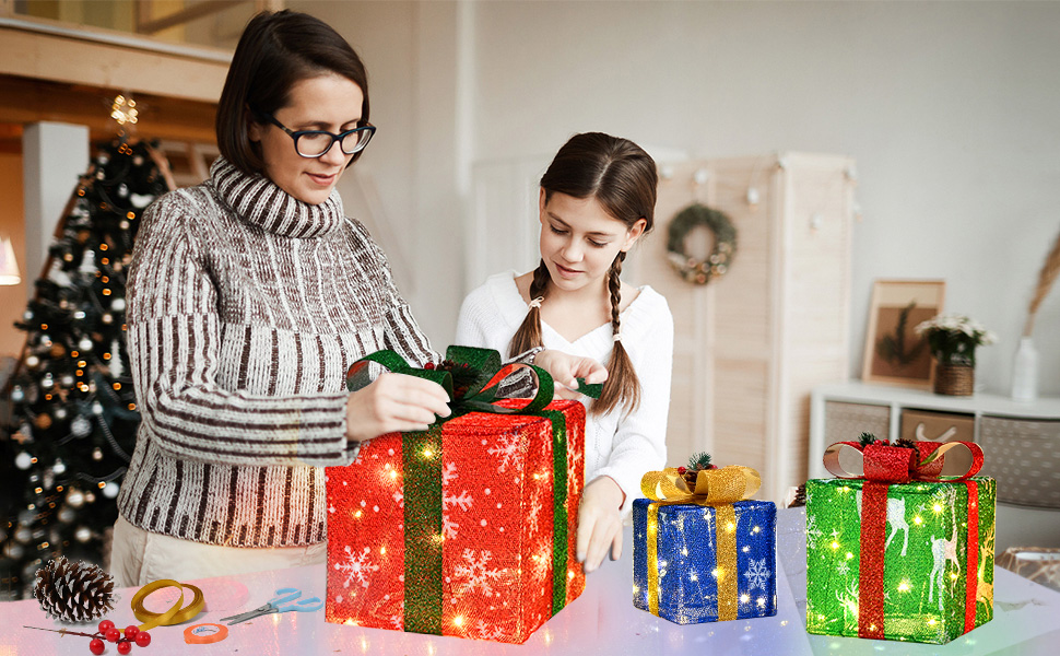 Christmas Lighted Gift Boxes-8