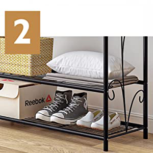 Armadio Guardaroba Appendiabiti con Ripiani