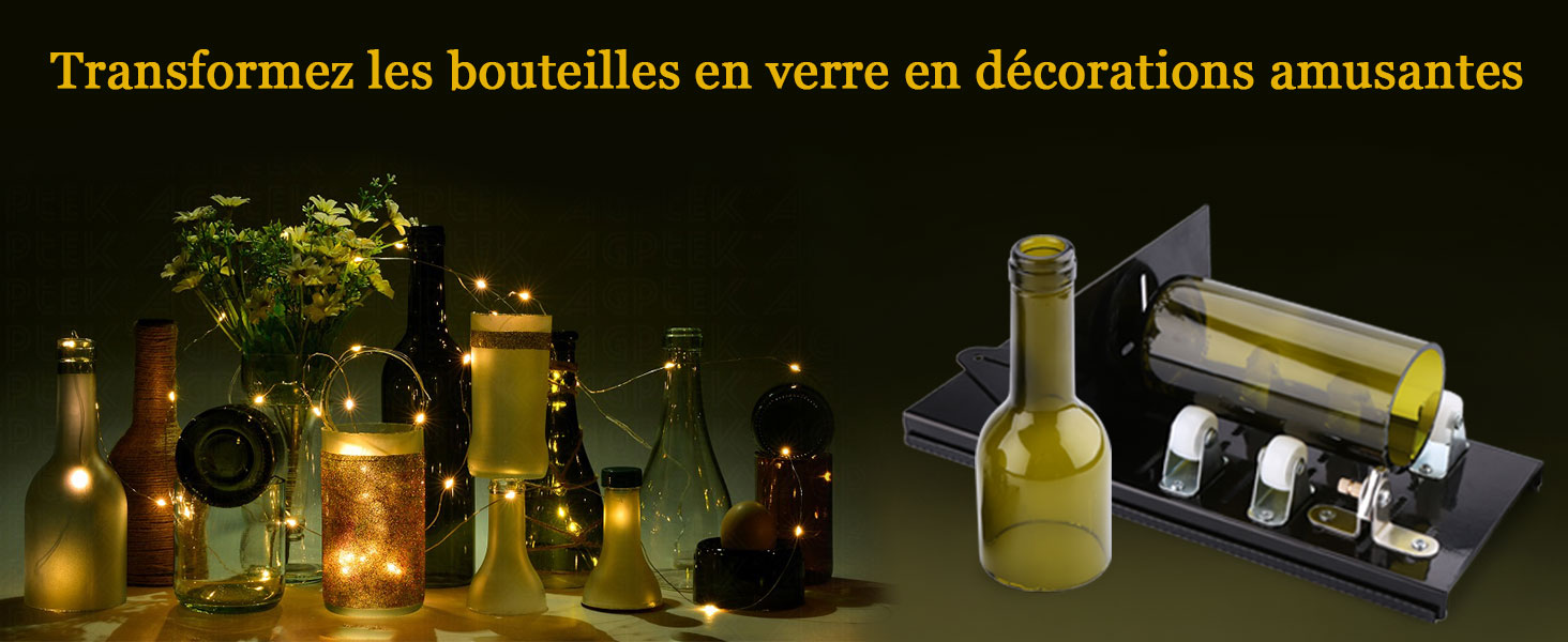 Coupe Verre pour bouteilles rondes et carrées