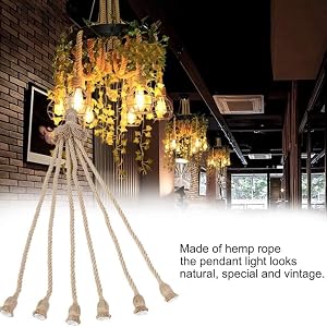 Retro-Industrie Pendelleuchte Handgefertigten Lampenkabel