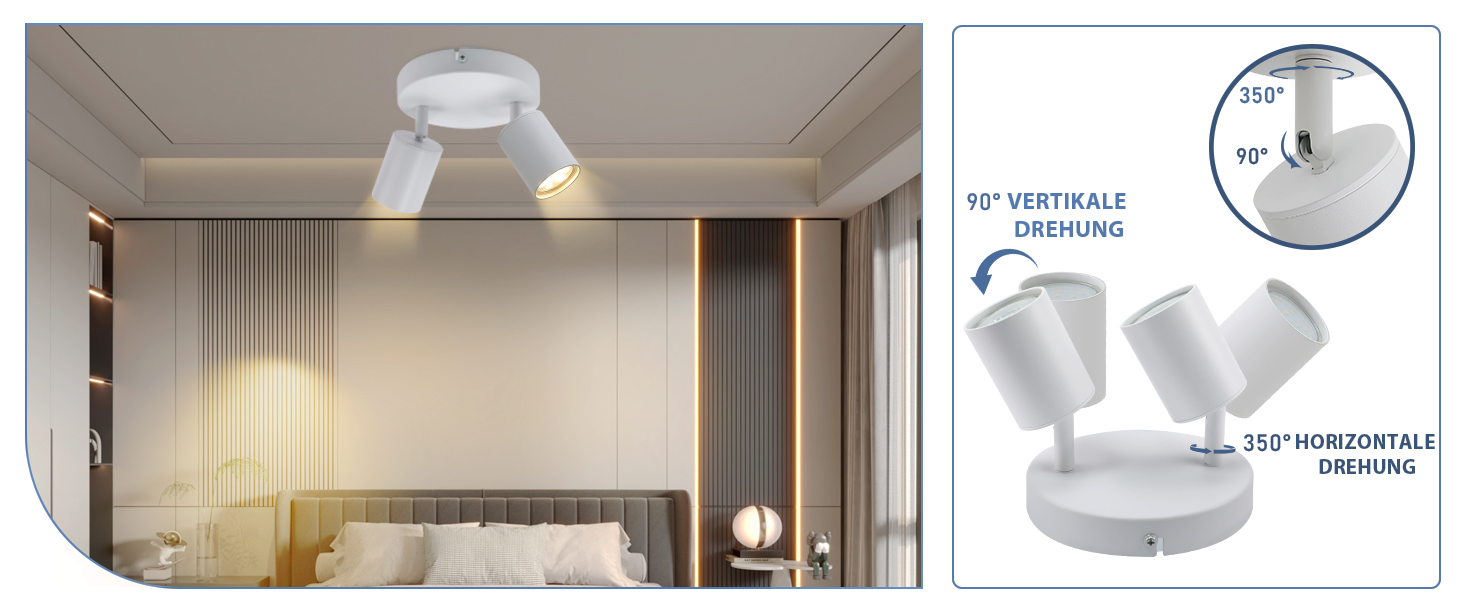 deckenlampe 21 strahler