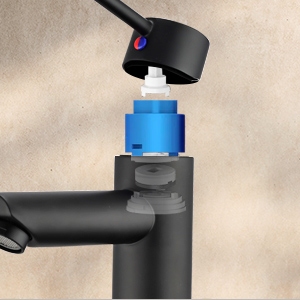 matte black bathroom sink taps