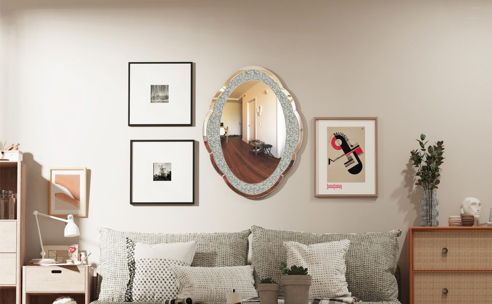 specchi da camera moderni arco specchio argento specchio da parete camera da letto decorazioni