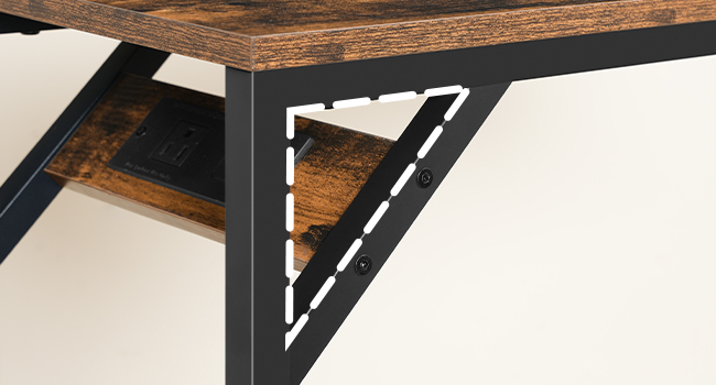 C Shaped Side Table