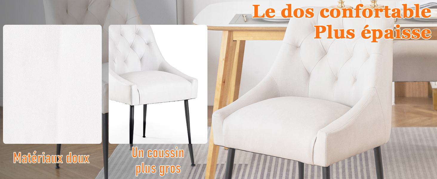 Lot de 2 Chaises de Salle à Manger,Lot de 4 Chaises de Salle à Manger,Lot de 6