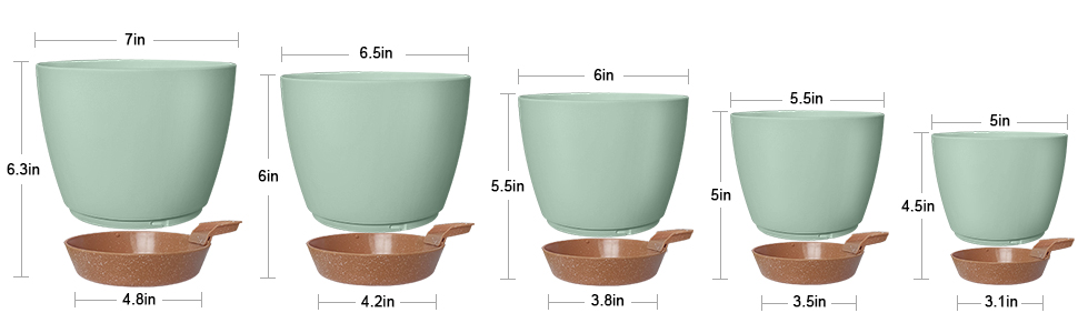 Pots de fleurs à suspendre