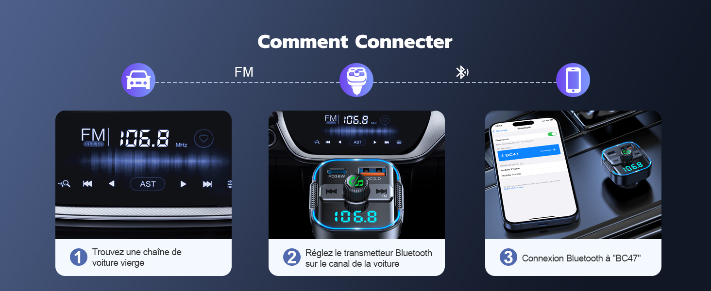 bluetooth voiture transmetteur fm bluetooth adaptateur bluetooth voiture