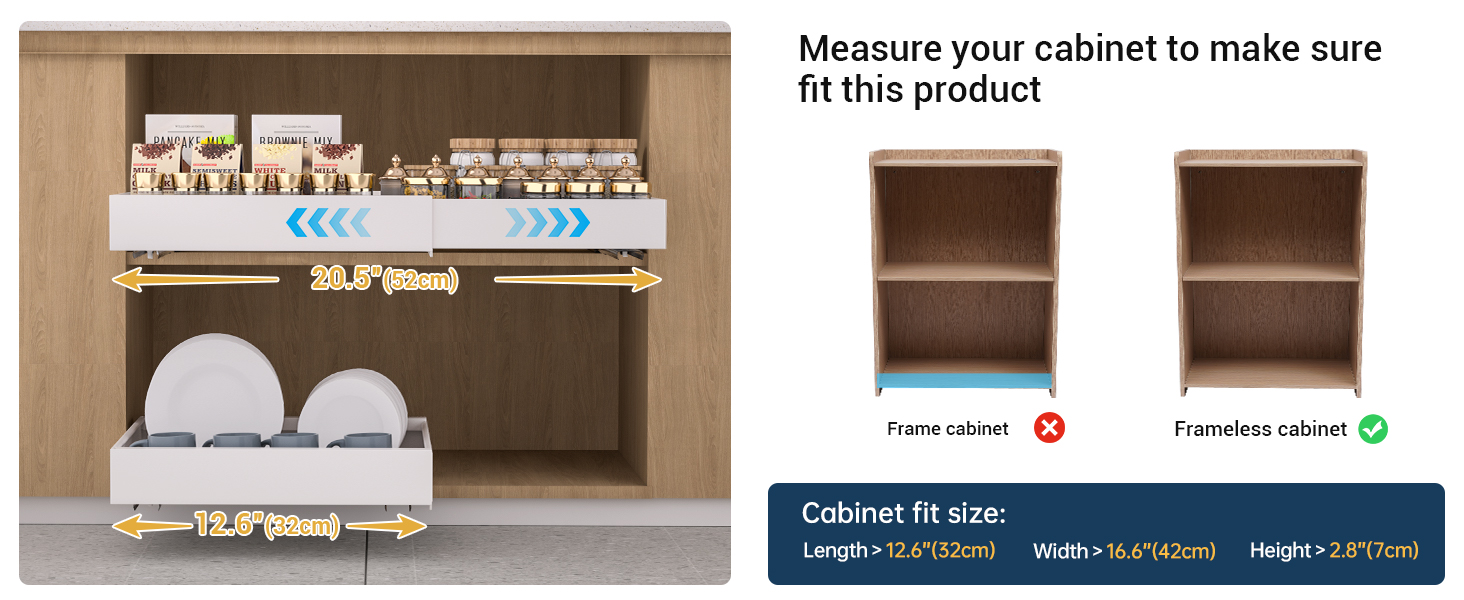 pull out drawers for kitchen cupboards