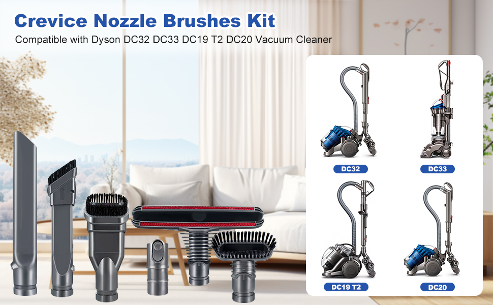 Suceur plat pour aspirateur Dyson DC32 DC33 DC19 DC19 T2 DC20