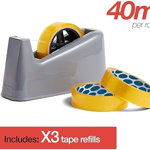 Tape dispenser with refills