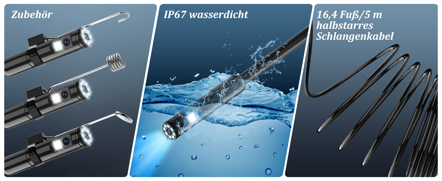 endoskopkamera mit licht
