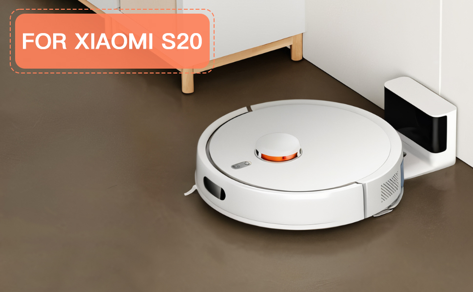Fixbetter Accessoires pour aspirateur robot Xiaomi S20 Pièces de rechange