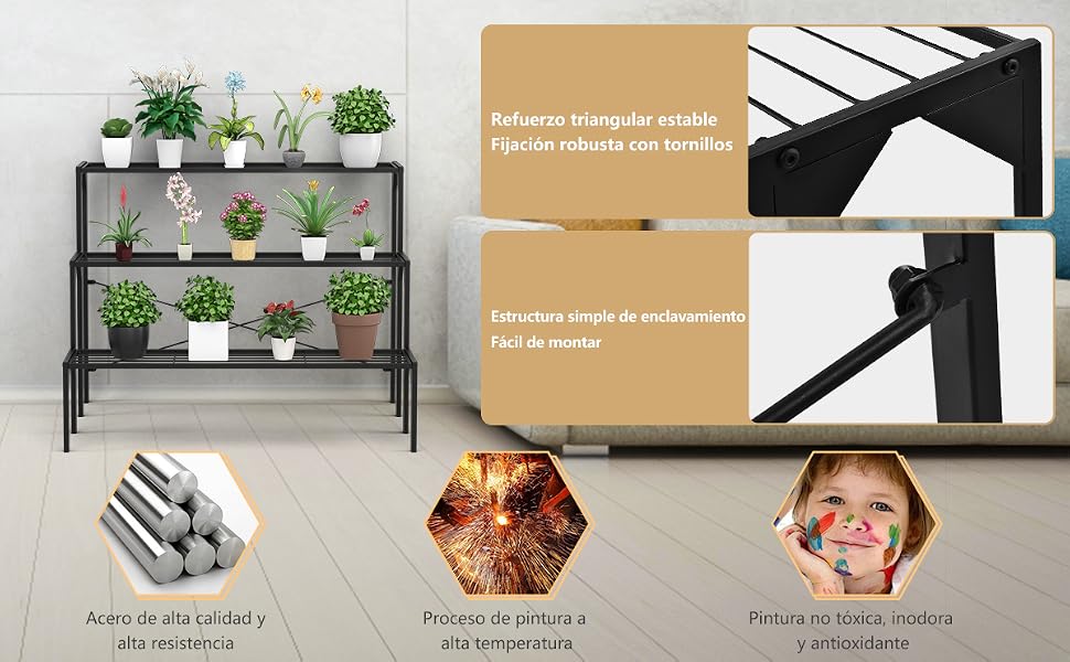 Soporte para Plantas de Metal