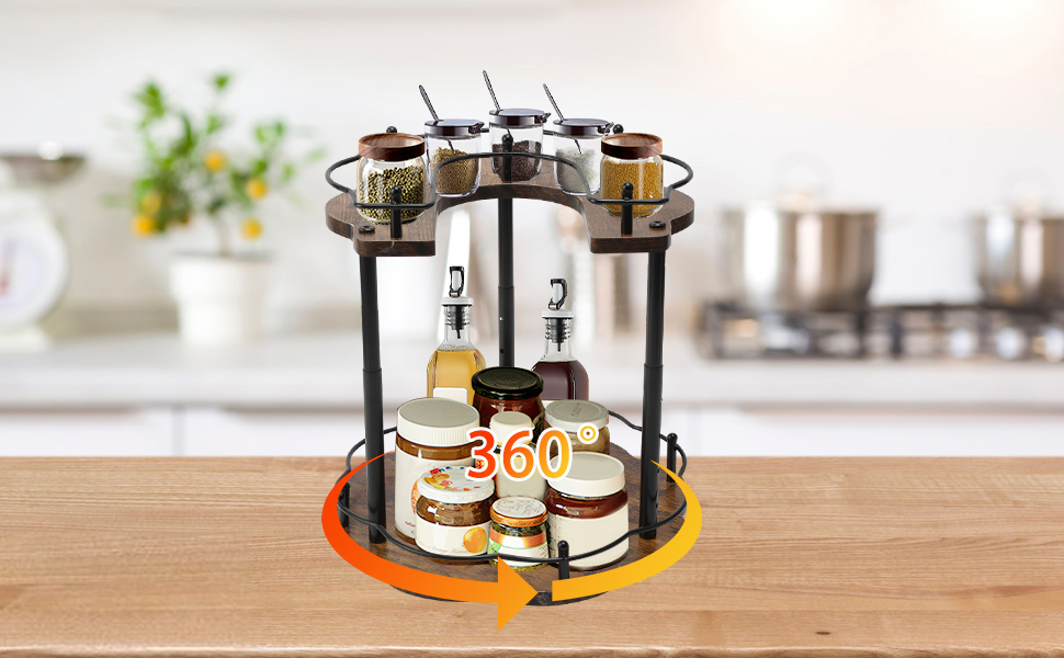 Lazy Susan Girevole Magia Angolo Armadio Da Cucina Organizzatore Filo di Maglia Cestino di Immagazzinaggio