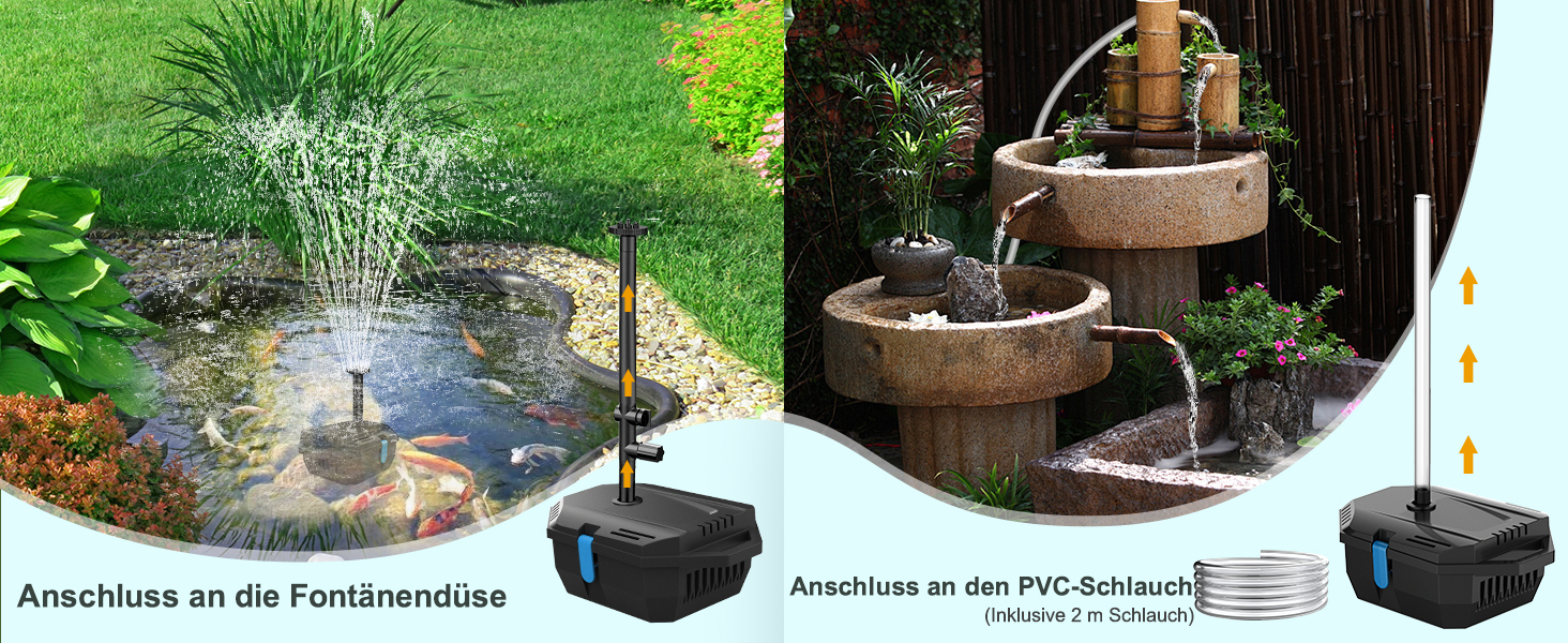 Brunnen oder Wasserschlauch-Anschluss