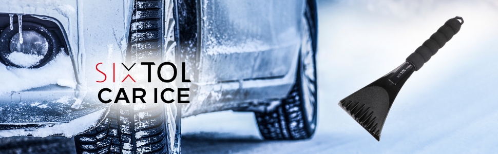 ice scraper, car accessories, good visibility, road safety, light, comfortable handle