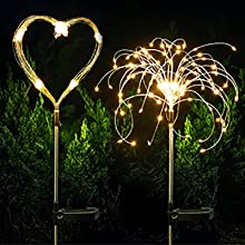 lights garden fireworks