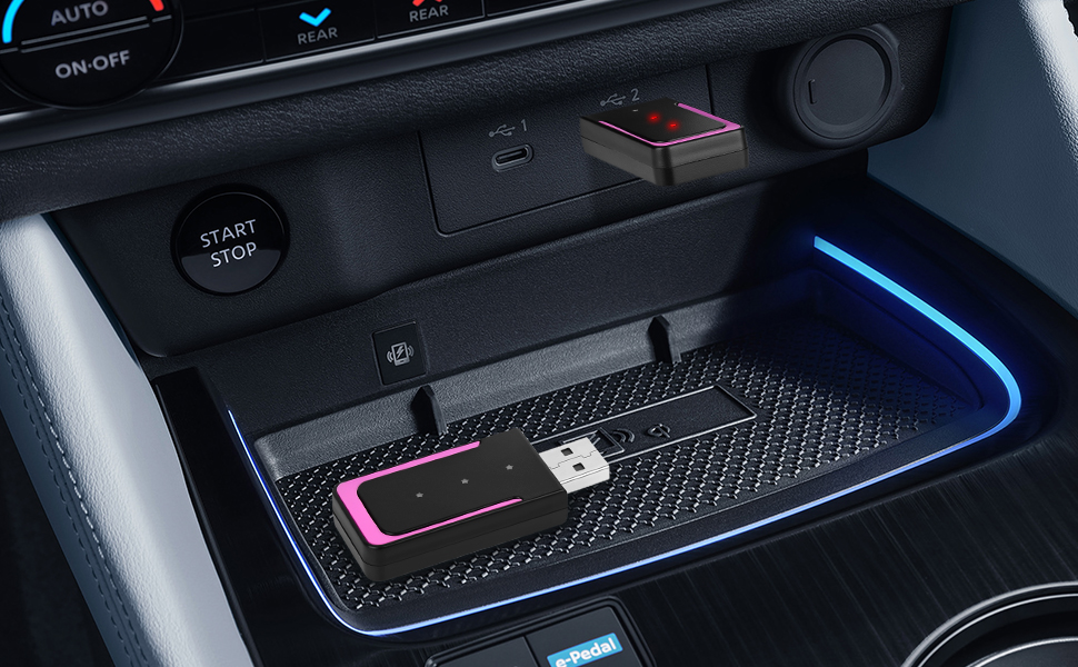 Adaptateur sans Fil pour CarPlay et Android Auto