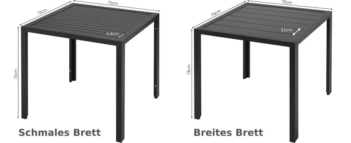 la table à manger d'extérieur est un bon choix pour tout espace extérieur.