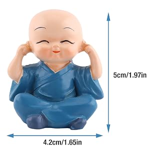 Monjes Estatuilla de Monjes