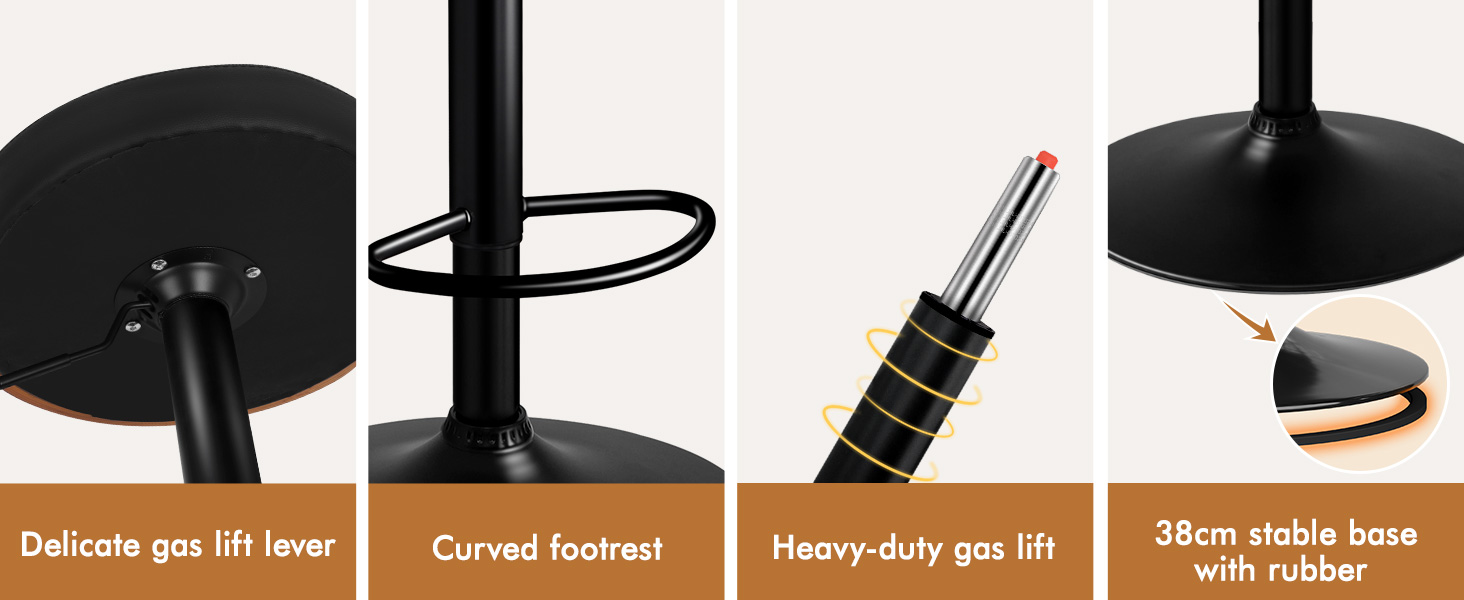 Product showcase of multiple black audio or electronic device stands/mounts displayed in grid layout against white background.