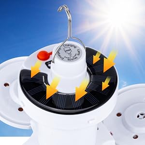 Lampe de camping solaire