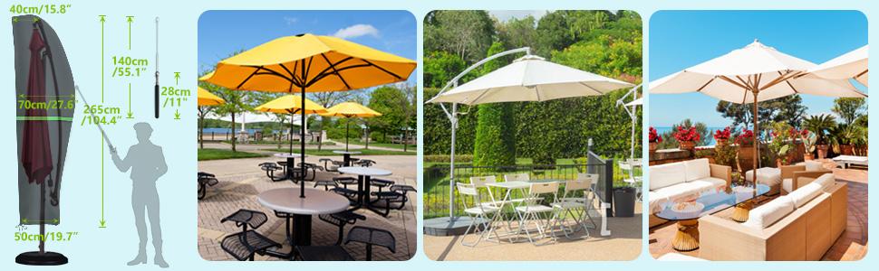 Housse de protection pour parasol